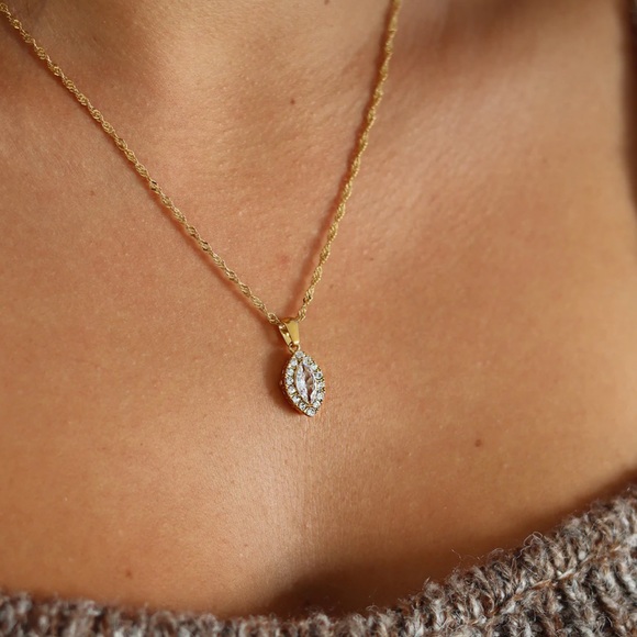 Jewelry - CZ Drop Necklace